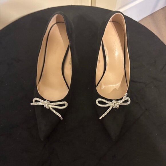 The Drop Women's Parish Pointed Toe Heel Black, 9.5 - Picture 2 of 5